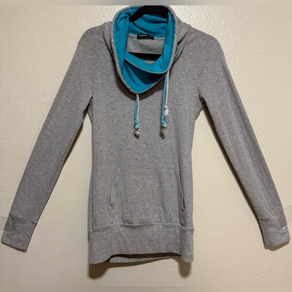 PattyBoutik Women Drawstring Cowl Neck Pullover | Sweatshirt - Picture 1 of 5